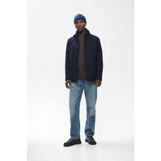 Matinique Harvey short jack 194011 dark navy heren wollen jack - - Image 4
