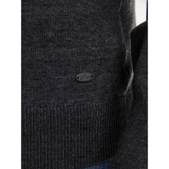 Petrol Industries men knitwear round neck basic m-ros-kwr201 9080 steal melee - Image 4