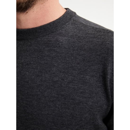 Petrol Industries men knitwear round neck basic m-ros-kwr201 9080 steal melee - Image 5