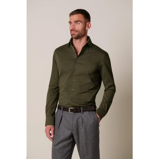 Profuomo shirt one piece sf ppxh30023b r army - Image 1