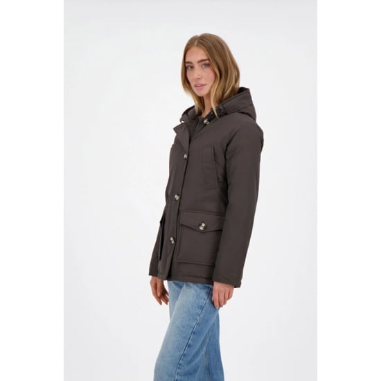 Airforce 4 pocket parka dark coffee - Image 3
