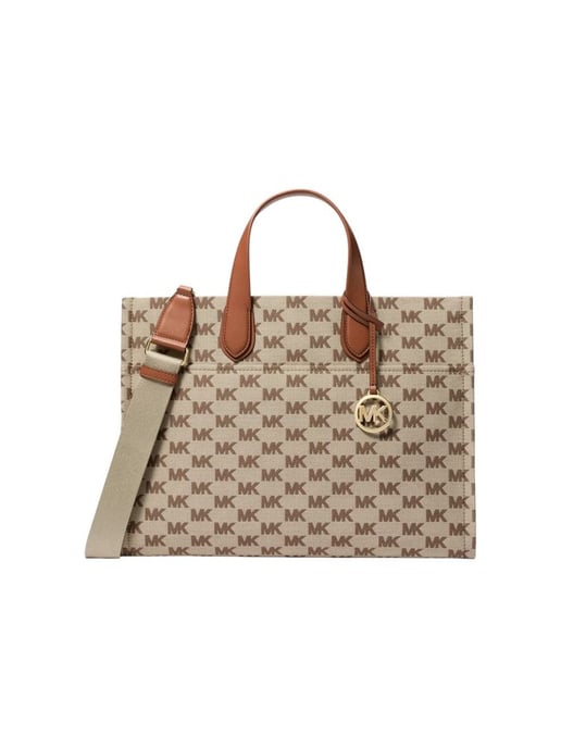 Michael Kors Tote Bag Beige/Ebony/Brown - Image 1