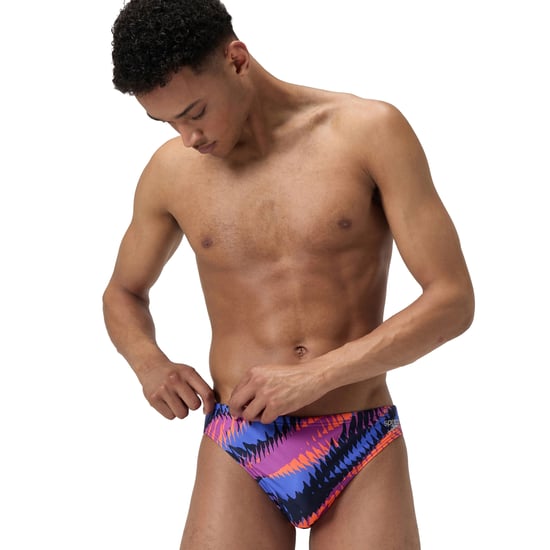 Speedo Mens Digital Print Eco Endurance+ Swim Briefs (Pink) - Image 1