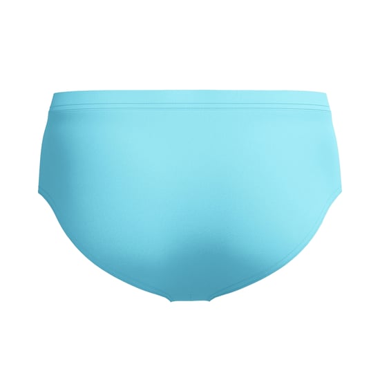 Speedo Mens Solid Swim Briefs (Blue) - Image 2