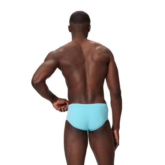 Speedo Mens Solid Swim Briefs (Blue) - Image 3