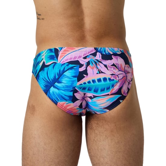 Speedo Mens Beachstar Tropical Leaves Swim Briefs (Peacoat) - Image 2
