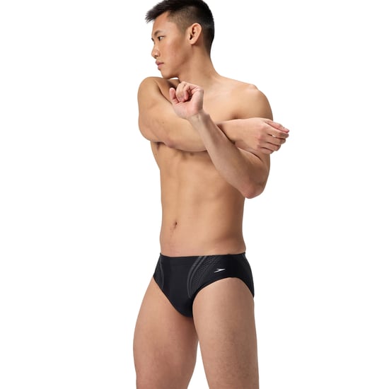 Speedo Mens Movement Contour Swim Briefs (Black) - Image 4