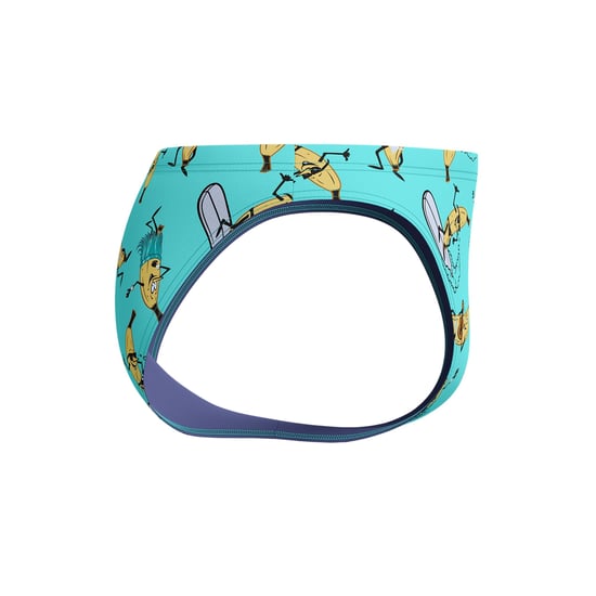 Speedo Mens Banana All-Over Print Swim Briefs (Arctic Glass) - Image 3