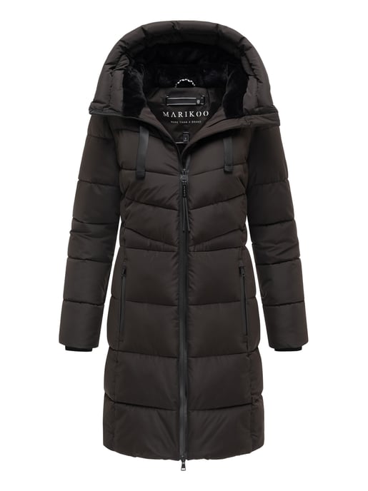 Marikoo Natsukoo dames winterjas – warm, teddyvoering & capuchon - Image 1