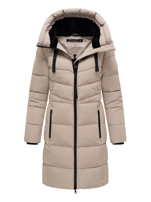 Marikoo Natsukoo dames winterjas – warm, teddyvoering & capuchon - Image 1