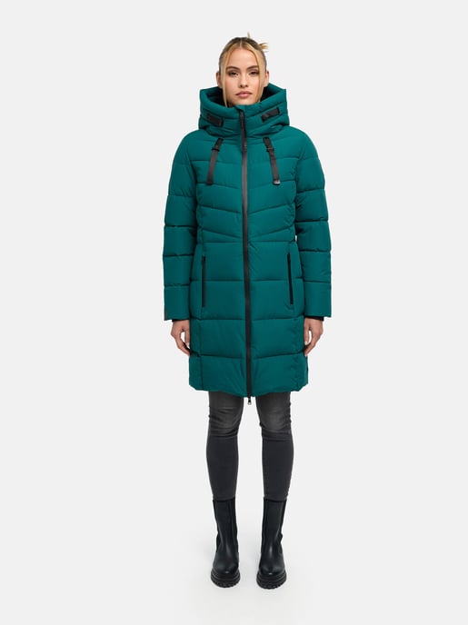 Marikoo Natsukoo dames winterjas – warm, teddyvoering & capuchon - Image 6