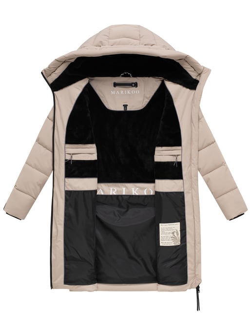 Marikoo Natsukoo dames winterjas – warm, teddyvoering & capuchon - Image 5