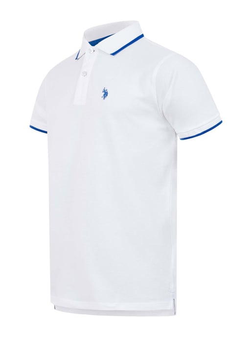 U.S. Polo Assn. heren poloshirt van katoen met contrastdetails - Image 2