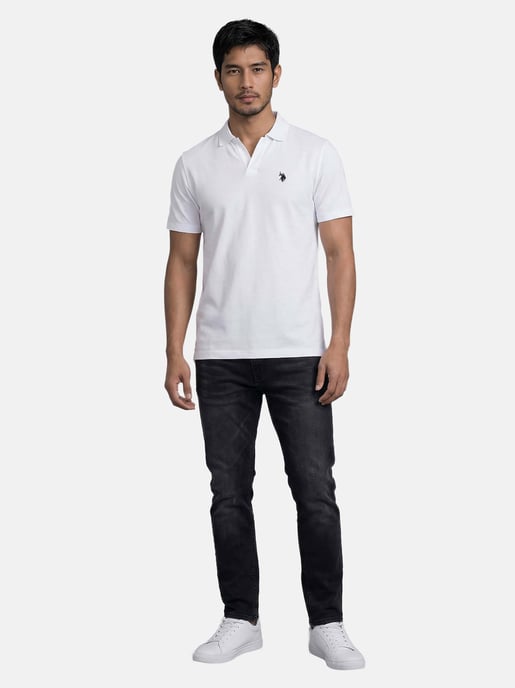 U.S. Polo Assn. men’s polo shirt with open collar - Image 4