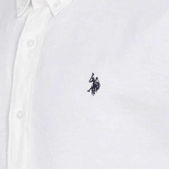 U.S. Polo Assn. heren linnen overhemd van linnen-katoenmix - Image 4