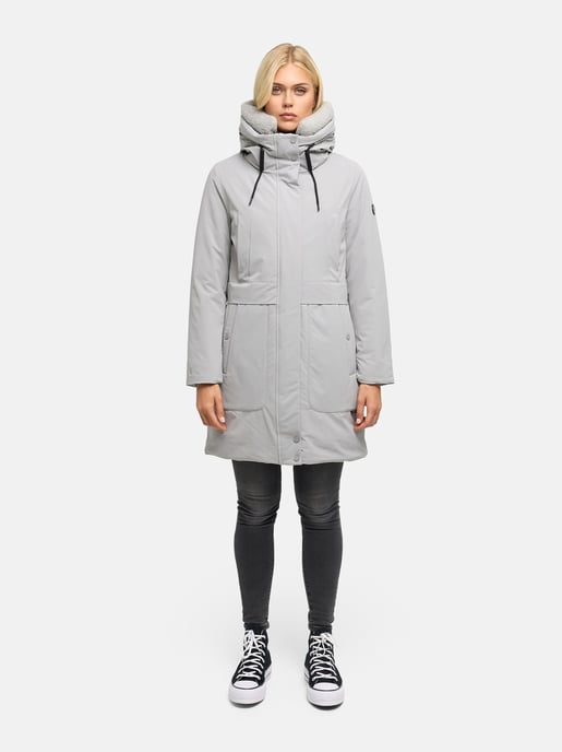 Marikoo Pakaami vinterparkas för dam med teddyfodrad huva - Image 5
