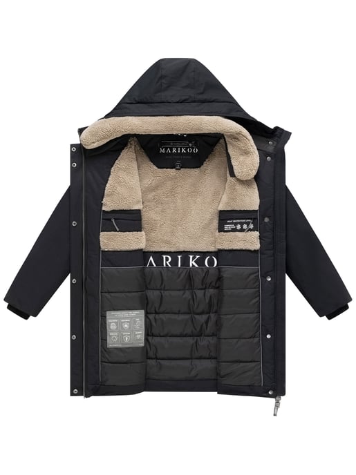 Marikoo dames winterparka Calistaa met verstelbare tailleriem - Image 4