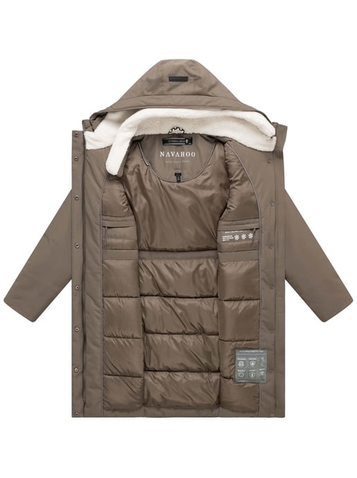 Navahoo dames winterparka Bibber-Beauty met teddyvoering - Image 5