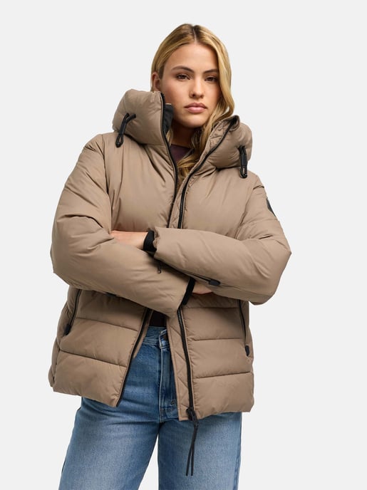 Navahoo Waldengel quiltad vinterjacka för dam med huva - Image 6