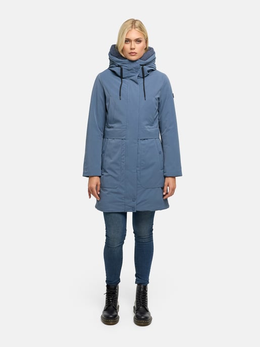 Marikoo Pakaami vinterparkas för dam med teddyfodrad huva - Image 5