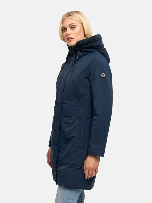 Marikoo Pakaami vinterparkas för dam med teddyfodrad huva - Image 6