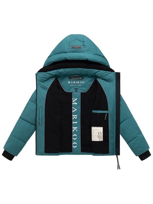Marikoo women’s winter jacket Shinamii with teddy lining - Image 4