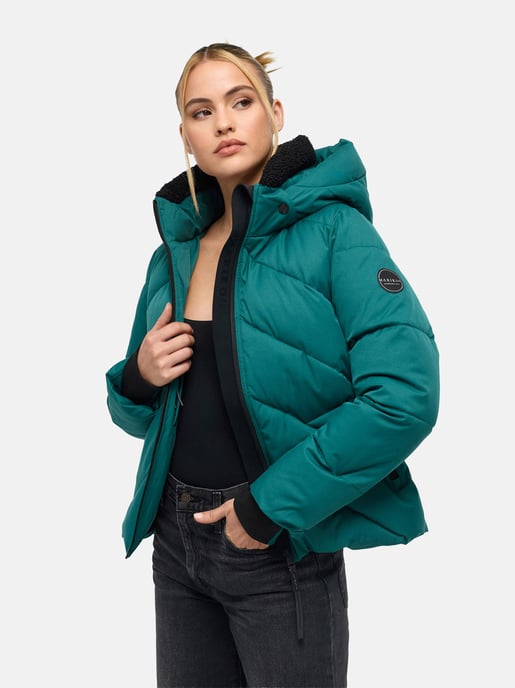 Marikoo women’s winter jacket Shinamii with teddy lining - Image 6