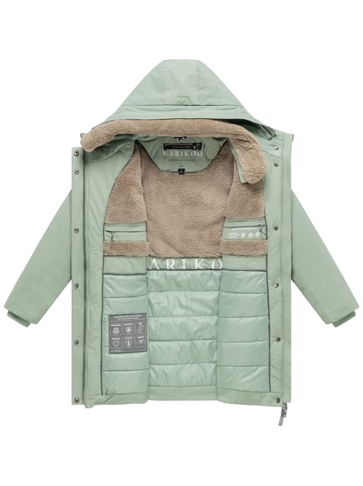 Marikoo dames winterparka Calistaa met verstelbare tailleriem - Image 4