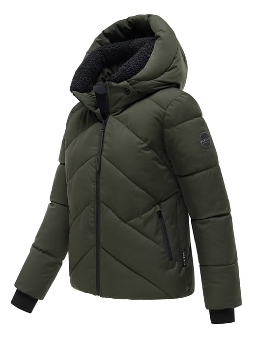 Marikoo women’s winter jacket Shinamii with teddy lining - Image 2