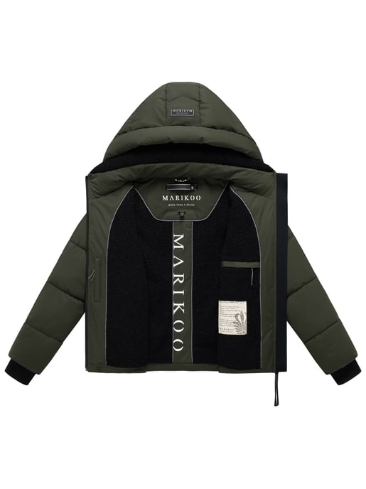 Marikoo women’s winter jacket Shinamii with teddy lining - Image 4