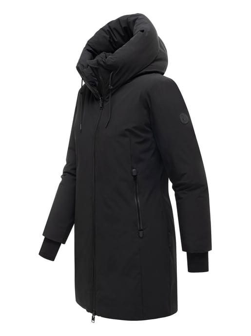 Marikoo Polarhäschen women’s long winter coat with hood - Image 2