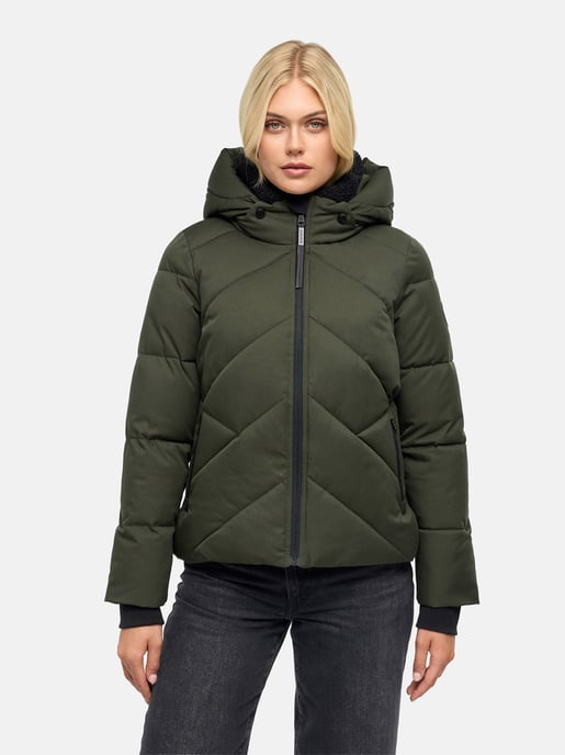 Marikoo women’s winter jacket Shinamii with teddy lining - Image 6