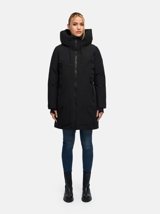 Marikoo Polarhäschen women’s long winter coat with hood - Image 5