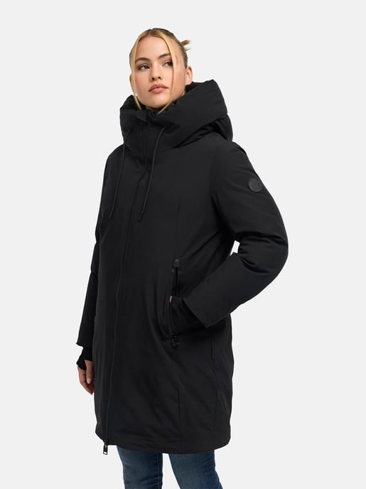 Marikoo Polarhäschen women’s long winter coat with hood - Image 6