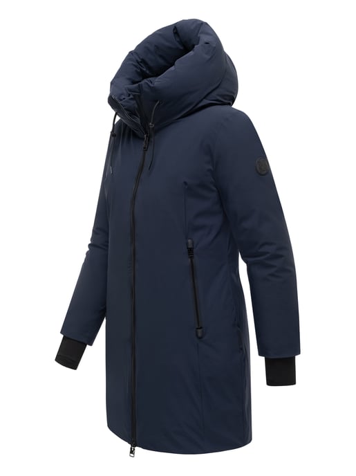 Marikoo Polarhäschen women’s long winter coat with hood - Image 2