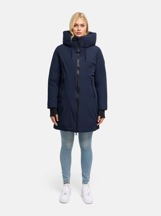 Marikoo Polarhäschen women’s long winter coat with hood - Image 5