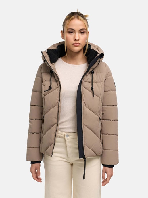 Marikoo Naanda vinterjacka för dam med teddyfoder - Image 6