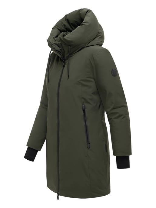 Marikoo Polarhäschen women’s long winter coat with hood - Image 2
