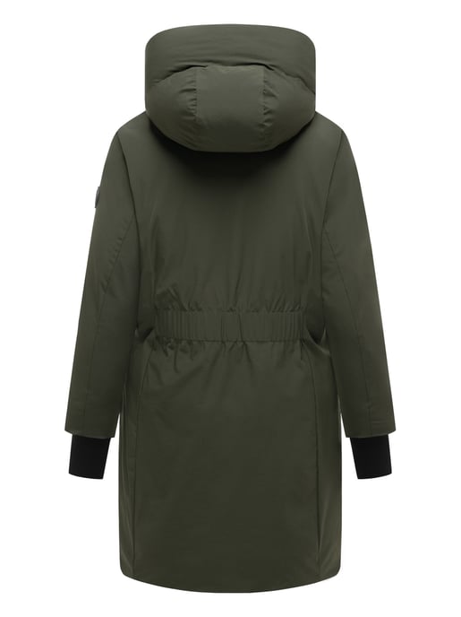 Marikoo Polarhäschen women’s long winter coat with hood - Image 3
