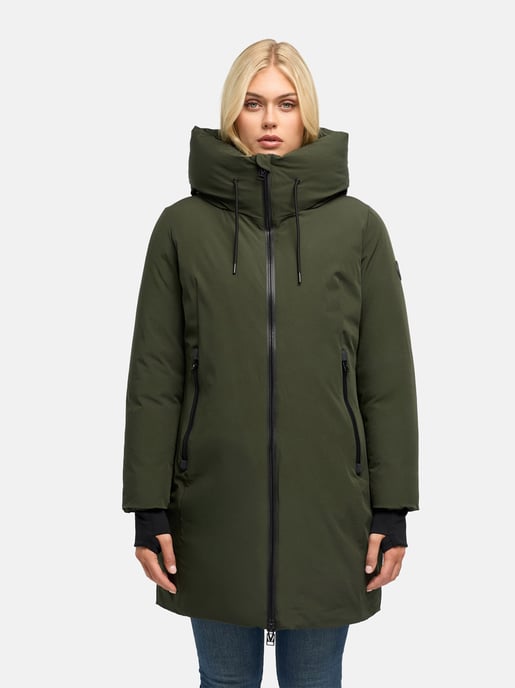 Marikoo Polarhäschen women’s long winter coat with hood - Image 5