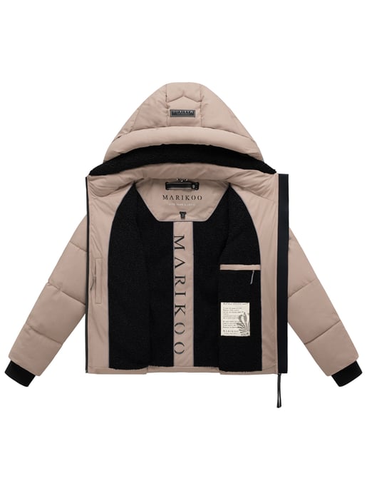 Marikoo women’s winter jacket Shinamii with teddy lining - Image 4