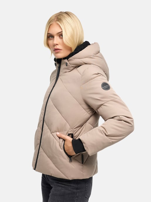 Marikoo women’s winter jacket Shinamii with teddy lining - Image 6