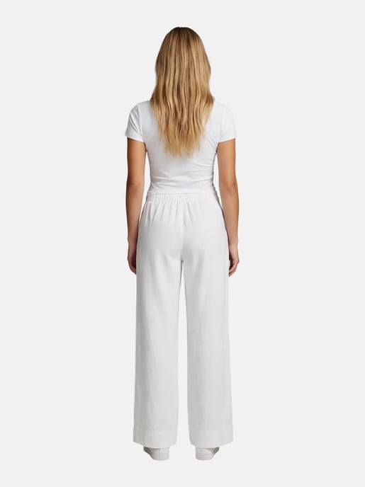 U.S. Polo Assn. dames linnenmix broek met elastische tailleband - Image 6