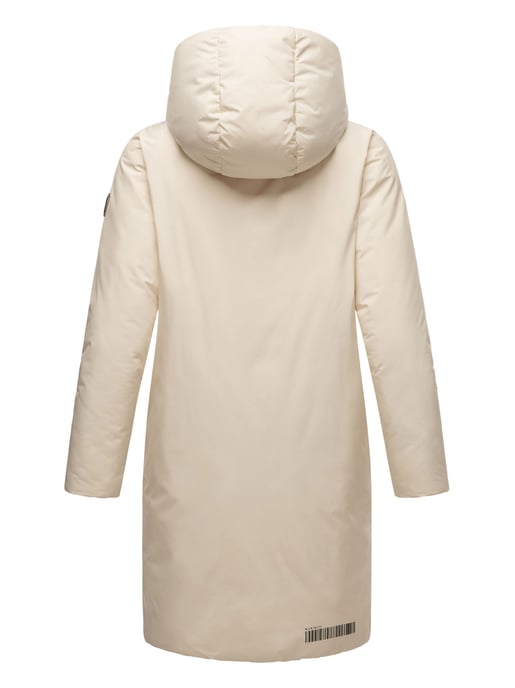 Marikoo women's winter coat with magnets & hood – model Nanami - Image 4