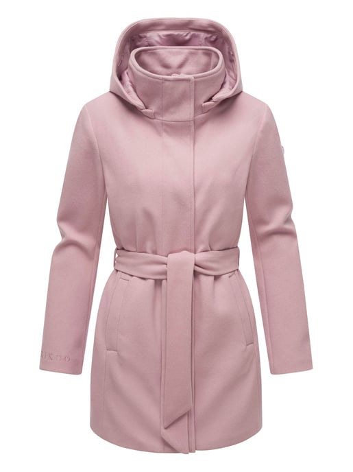Marikoo women’s coat Katalinaa with waist belt - Image 2