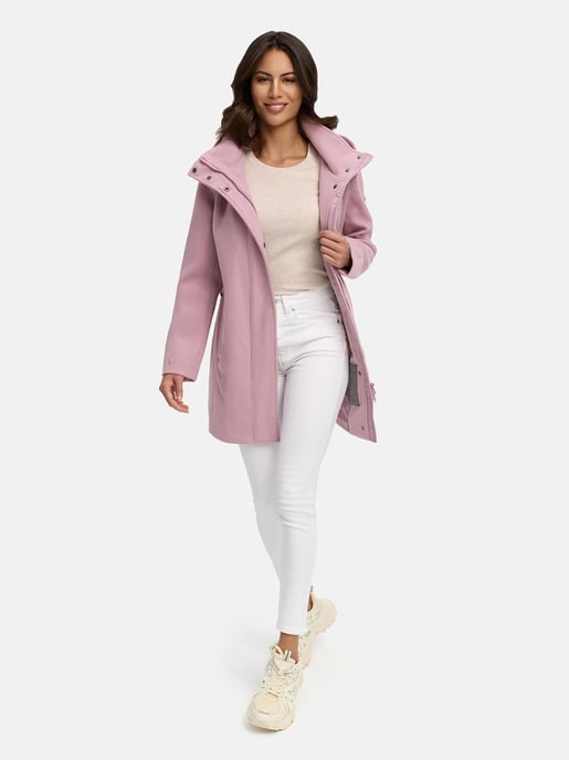 Marikoo women’s coat Katalinaa with waist belt - Image 6