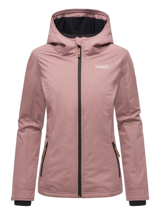 Marikoo women’s transitional jacket – Brombeere, lightweight with hood - Image 2