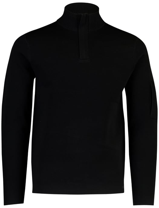 Trui Genti zwart normale fit - Image 1