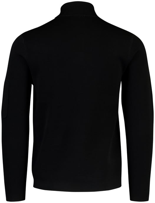 Trui Genti zwart normale fit - Image 3