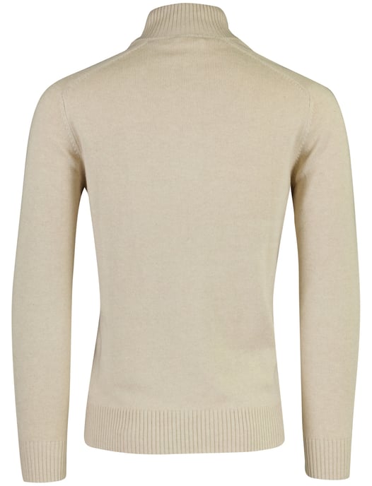 Trui Gentiluomo beige gebreid met knopen - Image 3